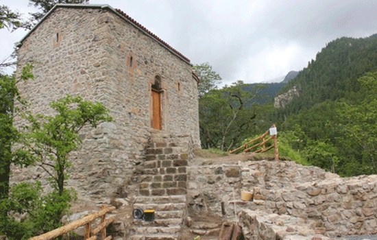 Церковь Святой Варвары в монастыре Сумела восстановлена для туризма