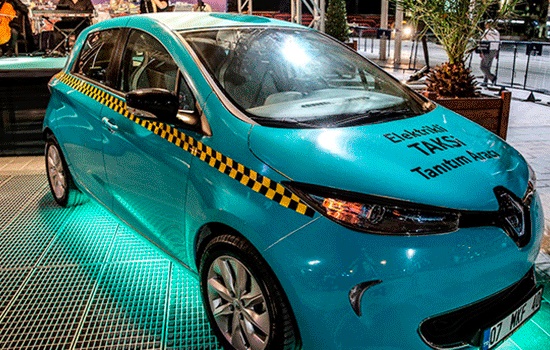 Электрические такси дебютируют в Стамбуле