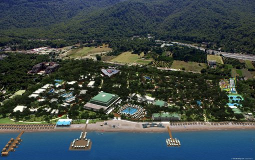 территория отеля nirvana lagoon villas suites & spa в кемере