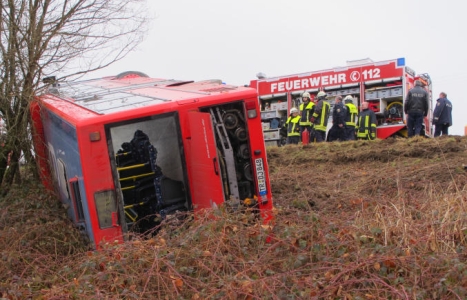 Авария автобуса в Германии 