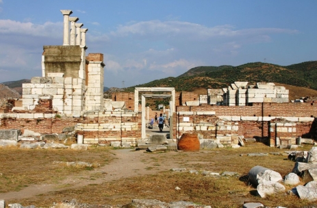 руины церкви Святого Иоанна в Эфесе