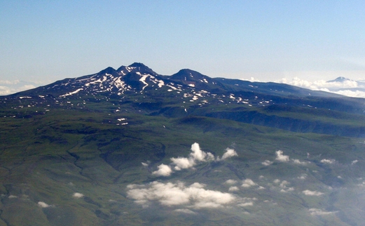 гора Арагац - высочайшая вершина Армении