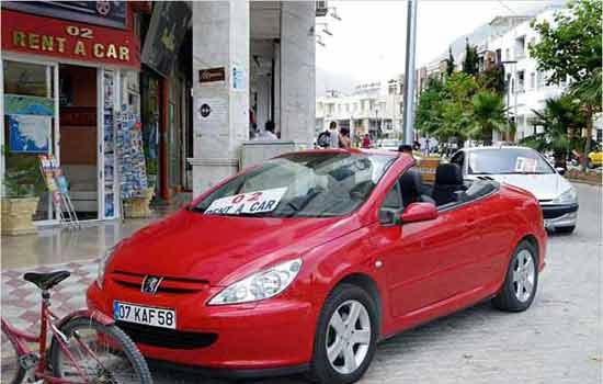 Как взять на прокат машину в Турции?