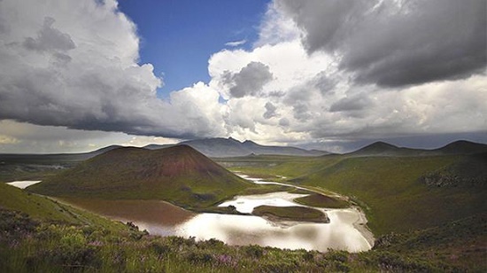 Абсолютное чудо природы - Кратер Мекке Тузласы Гёлю с озером