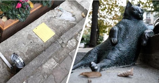 В Стамбуле украден недавно установленный памятник Томбили – известному турецкому коту