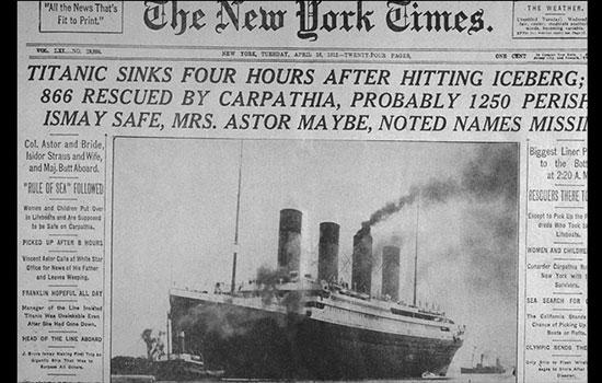 Титаник затонул через масштабный пожар на борту, а не из-за айсберга