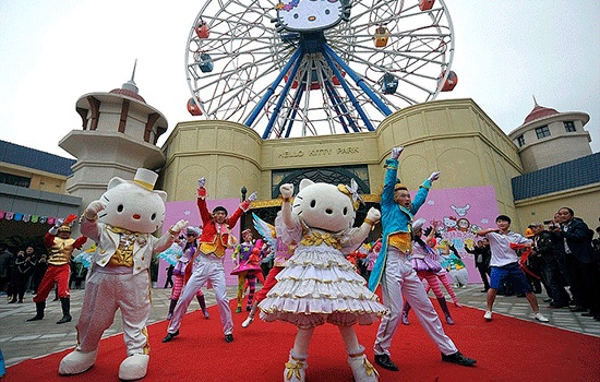 В Шанхае скоро откроется тематический парк Hello Kitty