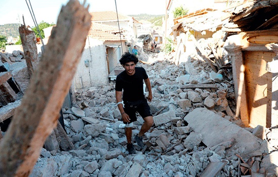 Землетрясение на острове Лесбос в Греции вызвало панику