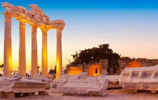 Храм Аполлона восстановлен в Анталии