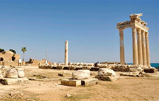 Храм Аполлона восстановлен в Анталии