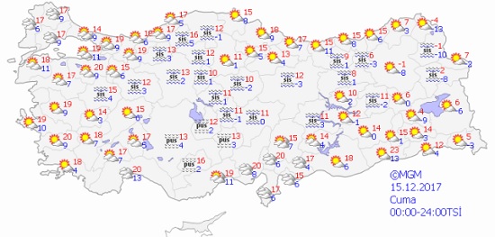 С началом новой недели теплая погода вернется в Турцию