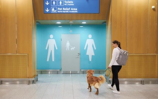 В аэропорту столицы Финляндии открыли туалеты для домашних питомцев