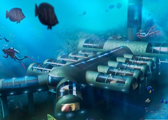 Невероятный отель Poseidon Undersea Resort на Фиджи