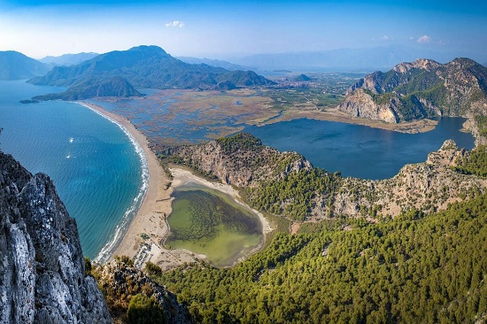 Озеро Кейджегиз в Даламане—прикоснитесь к удивительной природе в Турции