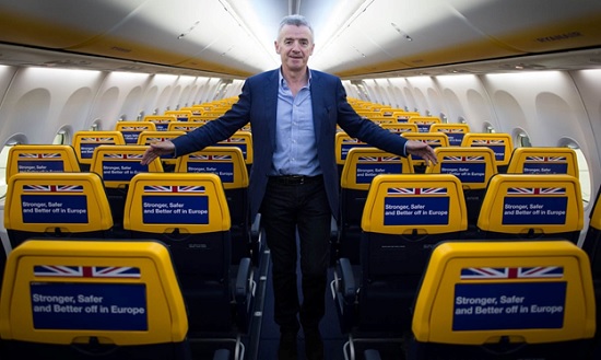 Одному из самолетов Ryanair пришлось экстренно приземлиться из-за неадекватного поведения пассажиров
