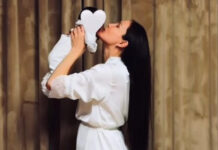 Трогательное видео с новорожденным малышом опубликовала жена Кайрата Нуртаса