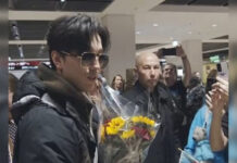 Фанатка Димаша из Чили, встречая артиста, сыграла кюй на домбре в аэропорту Берлина