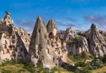 Каппадокия новый взгляд на долину в Турции