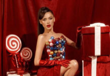 Акбота Сейтмагамбет подняла настроение фанатам яркой новогодней фотосессией