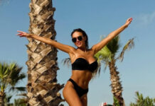 «Цвет страсти»: Яна Кошкина в красном платье с глубоким декольте привлекла внимание фанатов