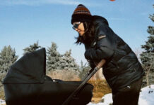 Недавно ставшая мамой Аружан Джазильбекова показала кадры с прогулки с маленькой дочерью