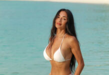 Николь Шерзингер похвасталась стройной фигурой и бронзовым загаром в бикини