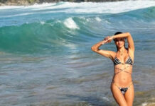 «Райский уголок»: Алессандра Амбросио показала фото в купальнике с отдыха на пляже