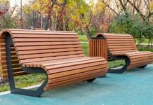 Уличные скамейки как элемент городской среды