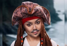 Жаркынай Ханайым повторила кинообразы Джонни Деппа