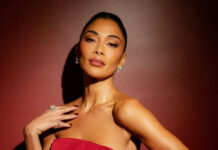 «Леди в красном»: Николь Шерзингер покрасовалась в великолепных платьях