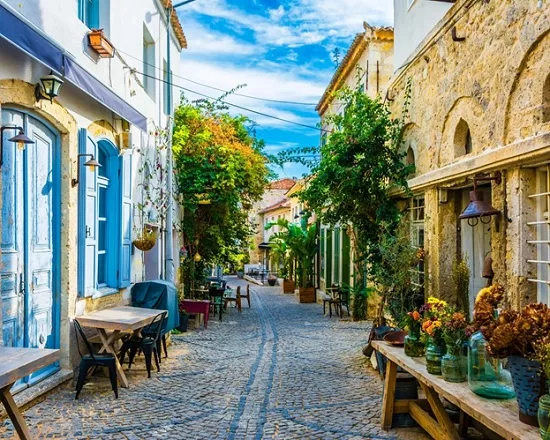 Деревня Алачаты в Турции, ставшее более популярным, чем курортные города