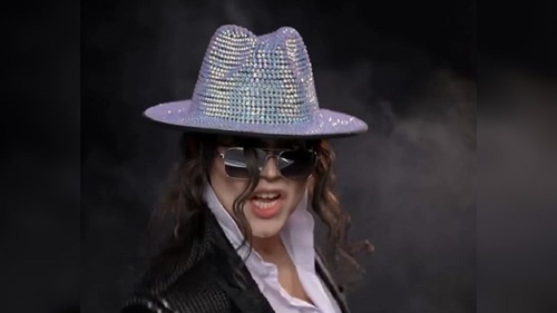 Жаркынай Ханайым появилась в образе Майкла Джексона