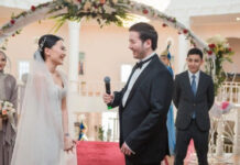 Айсауле Бакытбек в годовщину брака показала фото со свадьбы