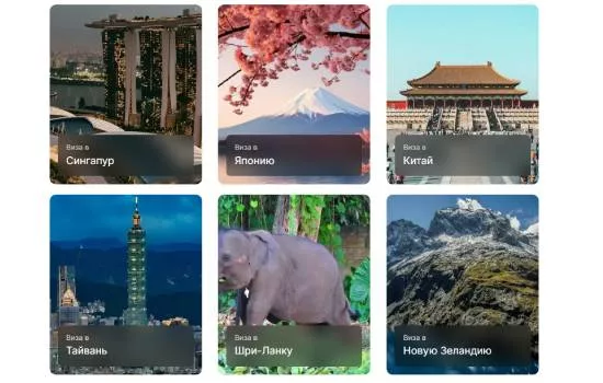 оформления визы с SOleks