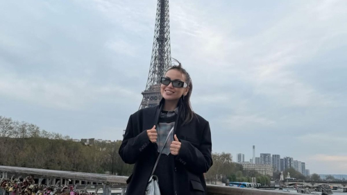 Асель Сагатова показала, как провела время в Париже