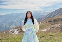 Дана Кентай в летящем платье заворожила атмосферными фото