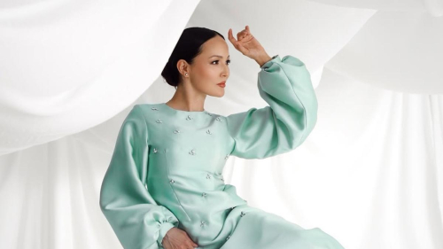 Камшат Жолдыбаеву в элегантном образе назвали "казахской Моникой Беллуччи"