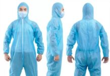 Комбинезоны одноразовые с капюшоном для медицины и лабораторий