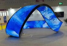 Curved LED Displays Bring Depth and Flow to Retail Interiors