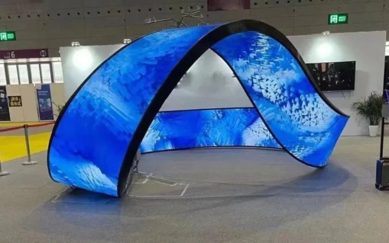 Curved LED Displays Bring Depth and Flow to Retail Interiors