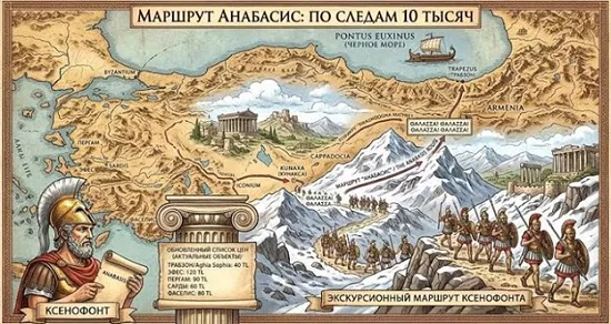 В Турции появился маршрут по следам античной армии: туристы смогут повторить легендарный поход к Чёрному морю