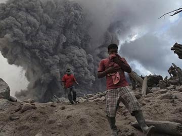 извержения вулкана в Индонезии