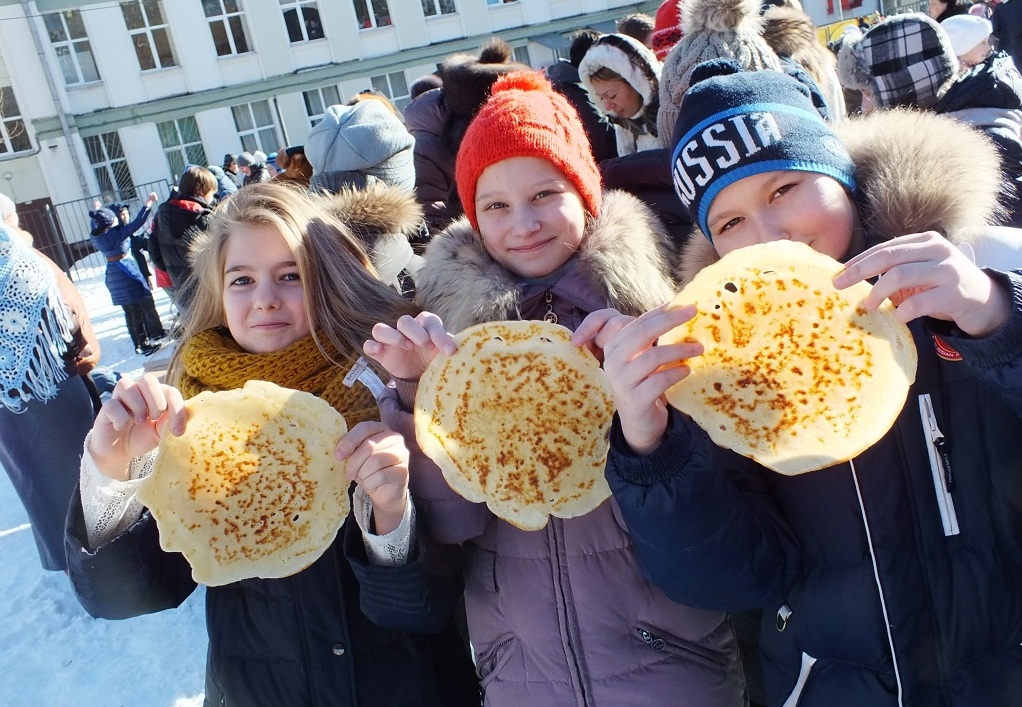 В москве испекли блин