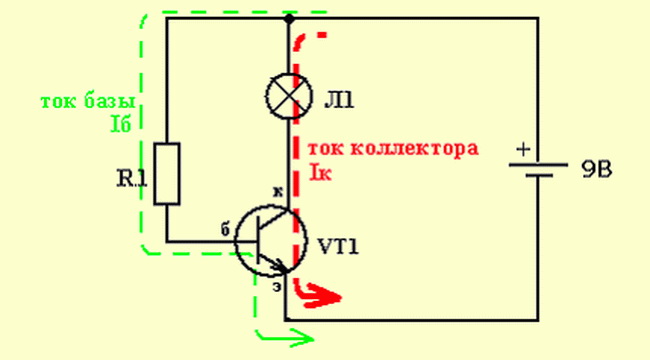 Транзистор как работает схема